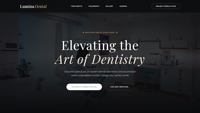 design a high converting website for dentists and clinics