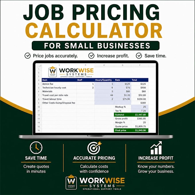 provide a custom quote calculator