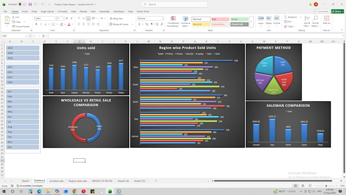 Diseñar dashboards en excel e informes en power bi