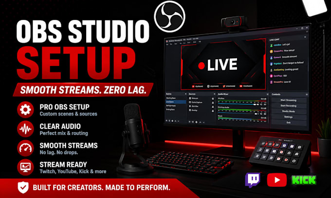 configure obs studio for professional streaming and creators