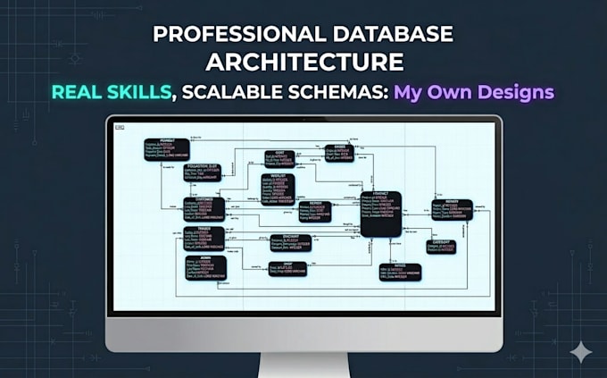 design erd, database schema and normalize your sql database