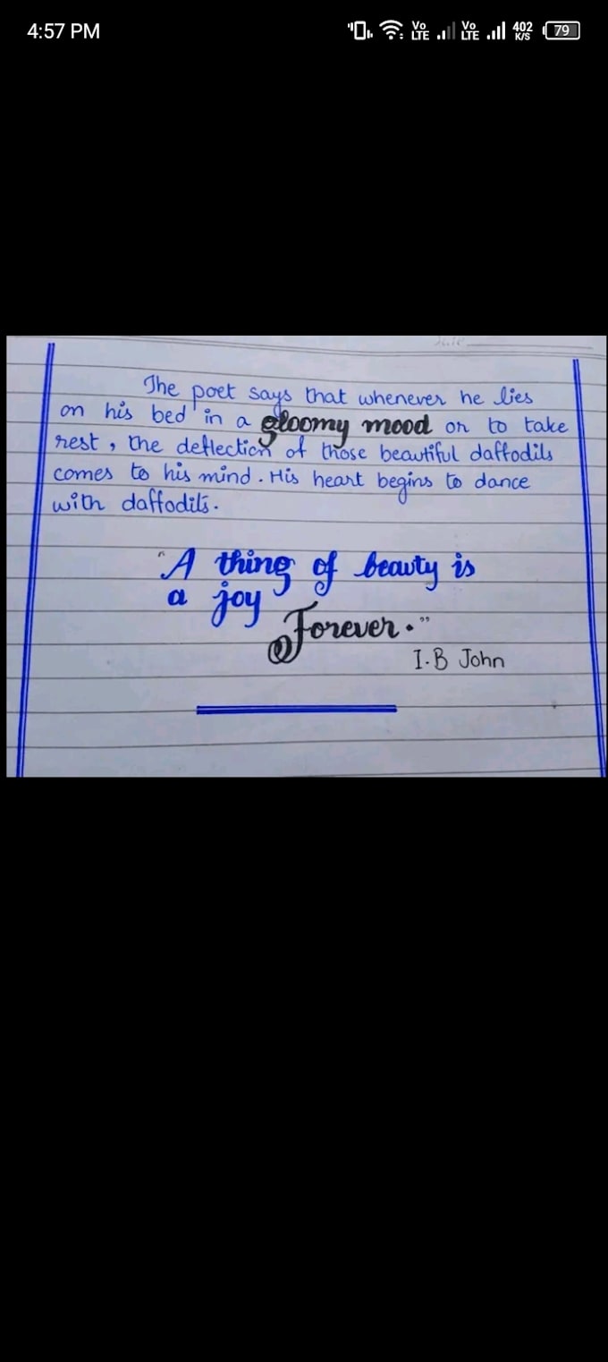 write assignments in neat and beautiful handwriting professionally