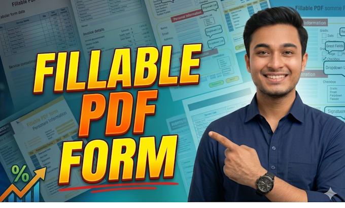 create fillable PDF form or interactive PDF form