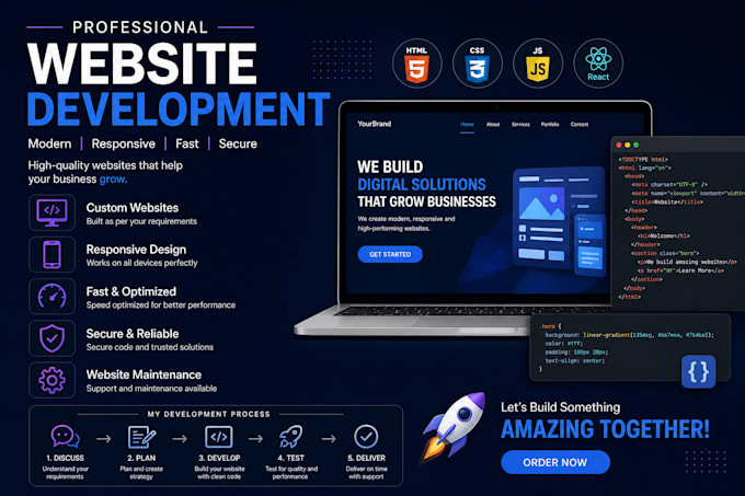 Be your full stack developer for react next js and node js web app by ...