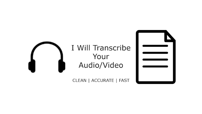transcribe your audio or video into clear accurate text