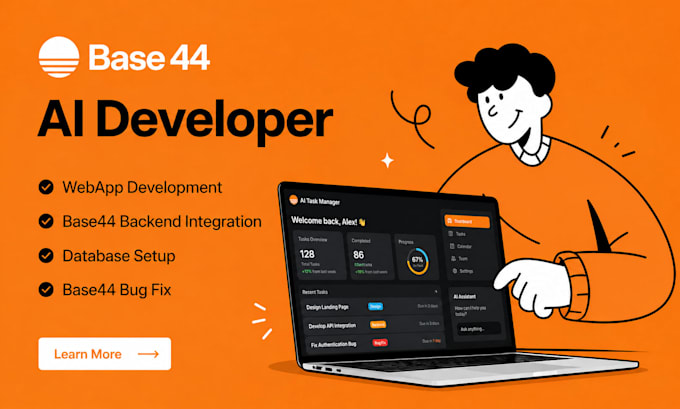 build base44 webapp, base44 database fix and backend integration with base44 app
