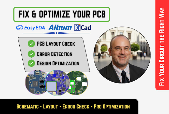 optimize and review your pcb schematic and layout for errors correction
