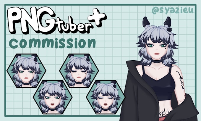 design or do customized pngtubers characters