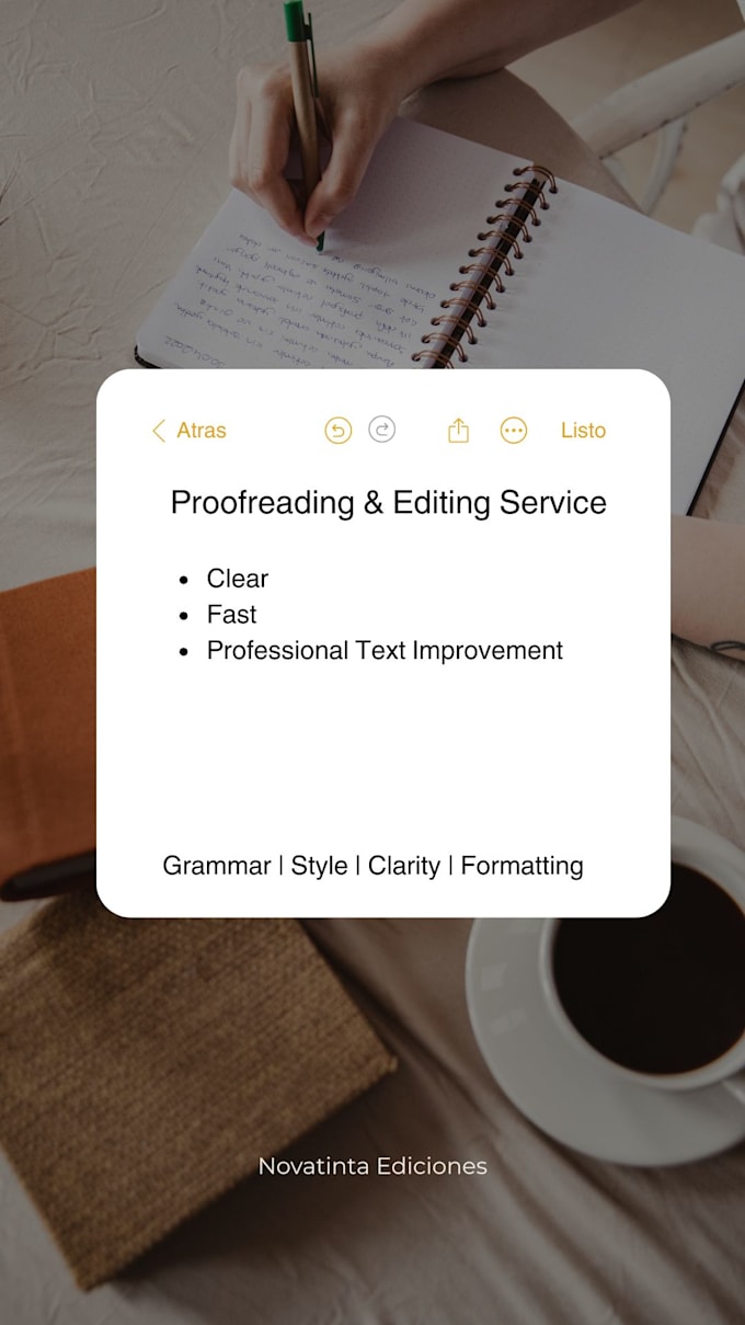 proofread, edit and improve your text