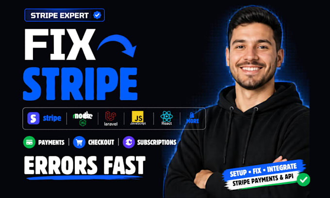 fix and setup stripe payments, subscriptions and checkout for your webapp