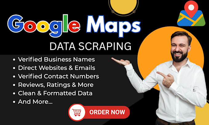 scrape google maps for business leads