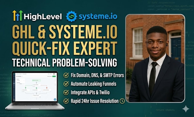 fix gohighlevel technical issues domains errors or workflows