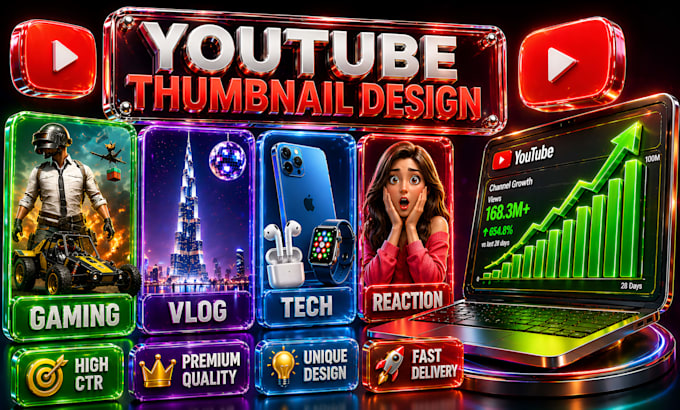 design viral youtube thumbnails