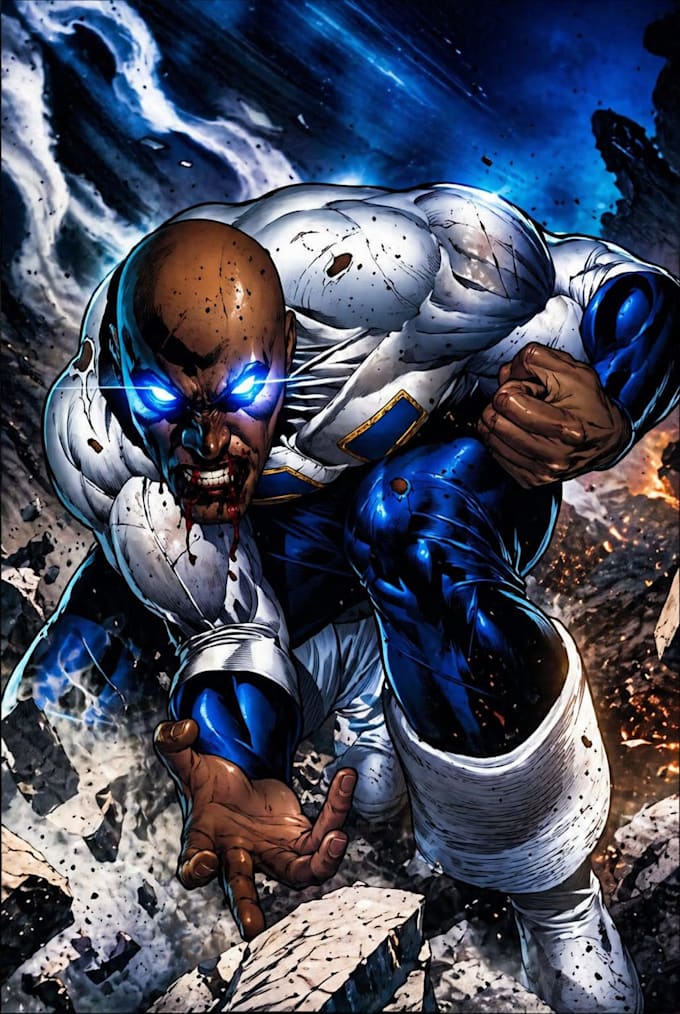 comic book illustration with comic book illustrator
