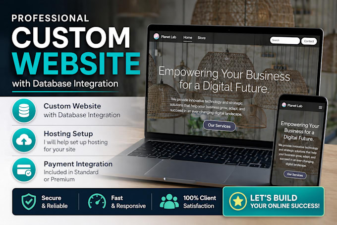 build a custom website