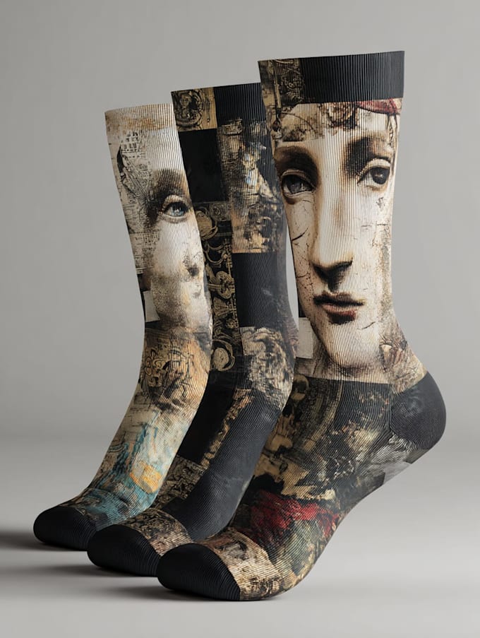 unique socks design and custom socks design