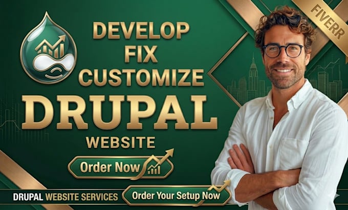 develop, redesign or fix your drupal website