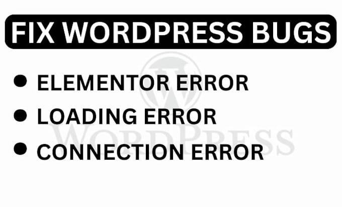 fix wordpress website bugs