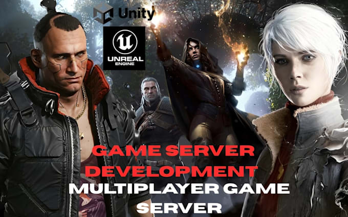multiplayer game server development in unreal engine, unity, online game server