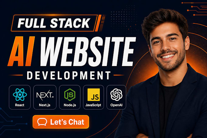 build ai website business website development as full stack web developer