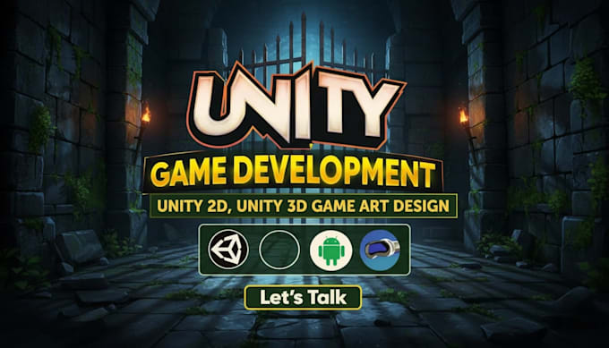 do  unity 2d,unity 3d game art design, unity game development
