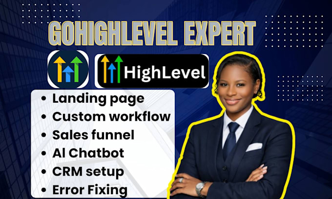 fix, setup gohighlevel automation workflow, ghl website landing page ai chatbot