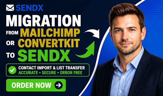 migrate to sendx from mailchimp convertkit contact import list transfer