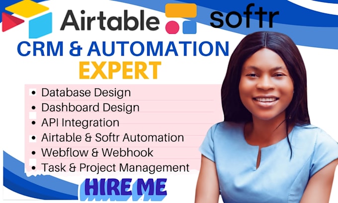 setup airtable database CRM airtable automation airtable interface softr webapp