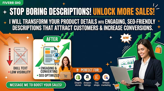 write SEO product descriptions that convert and boost sales