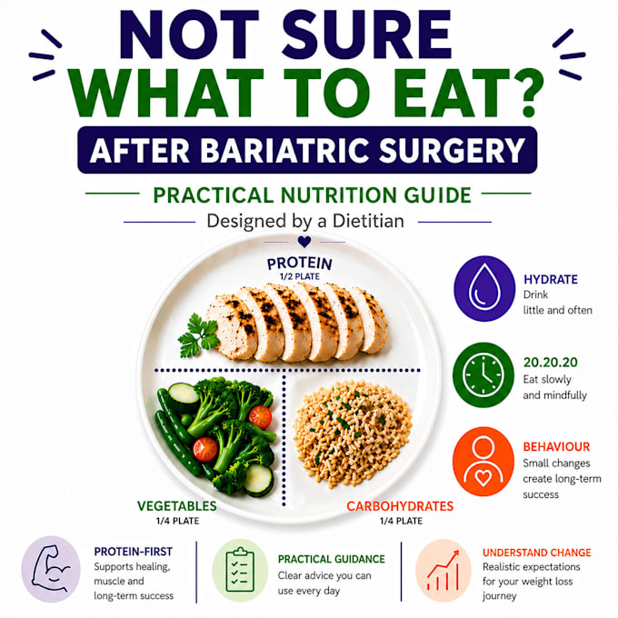 create a bariatric nutrition guide by a dietitian