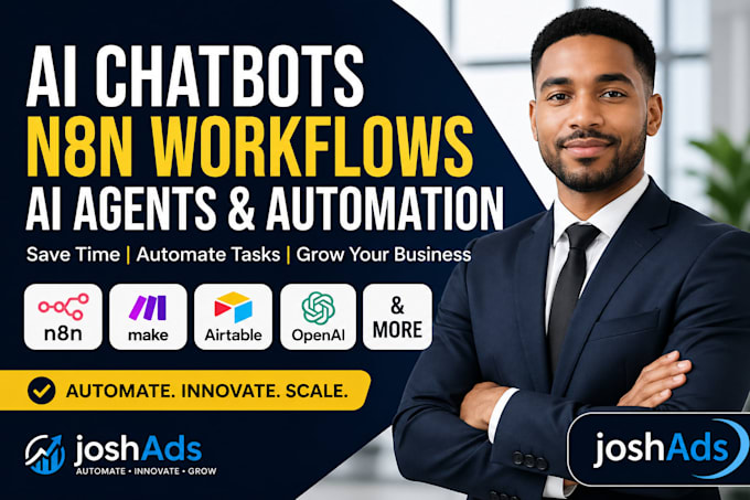 develop ai chatbots n8n workflows ai agents n8n automation fix make com airtable