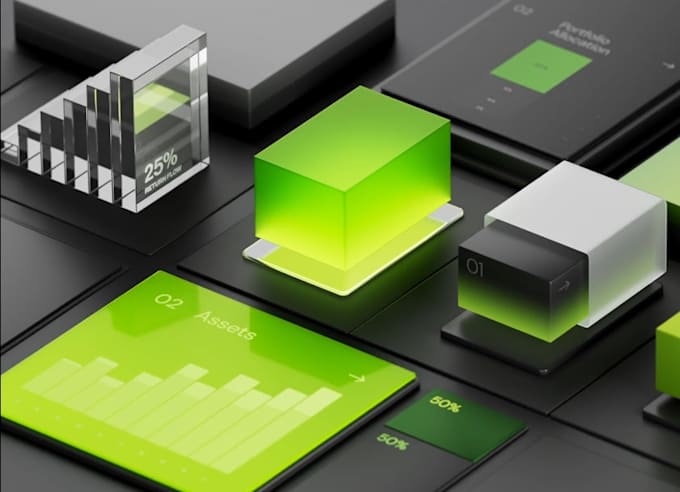 create interactive 3d website design using spline 3d and animations