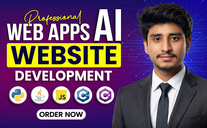 develop ai website, ai chatbot , ai web application