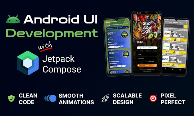 create android UI in jetpack compose
