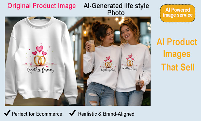create realistic ai generated lifestyle images for ecommerce product