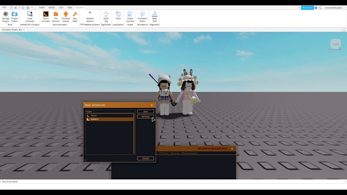 develop roblox game, script full roblox game, roblox vfx, roblox animation