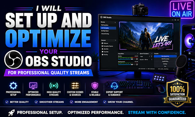 set up and optimize your obs studio for professional quality streams