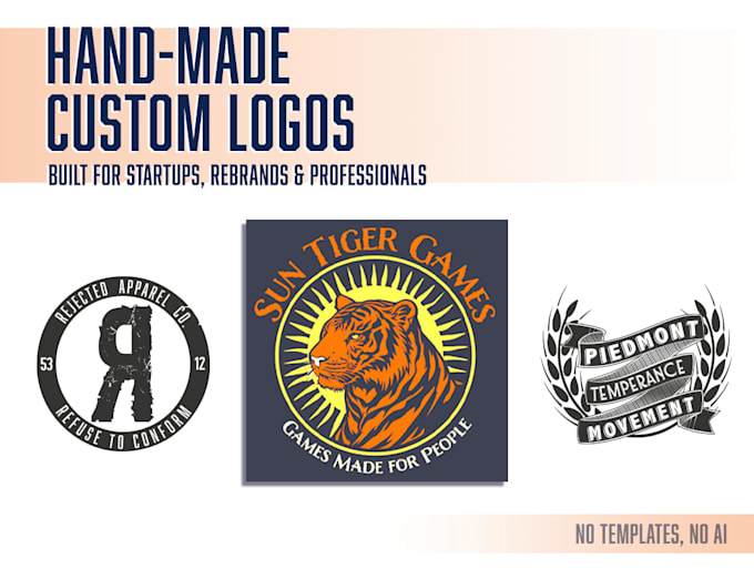 create a custom hand made logo