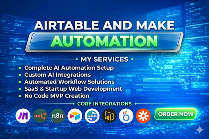 airtable interface airtable automation database makecom automation n8n softr