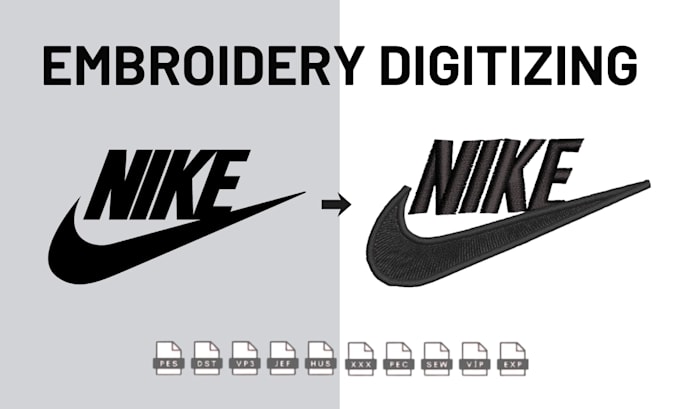 digitize image, embroidery logo design for uniforms, snapbacks in dst, emb, pes
