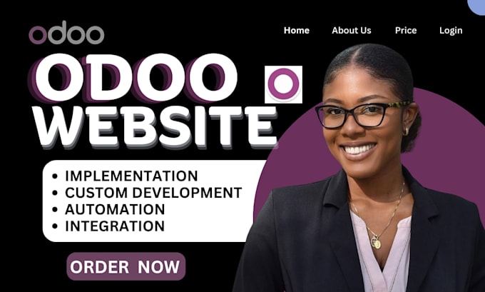 implement, develop and customize odoo erp, setup odoo website ecommerce store