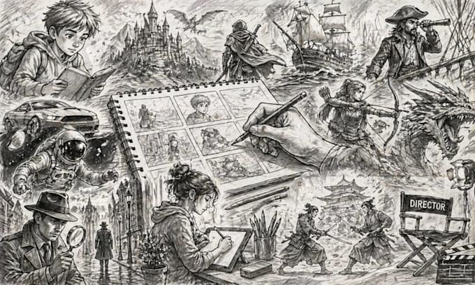 create  storyboard design for your brand