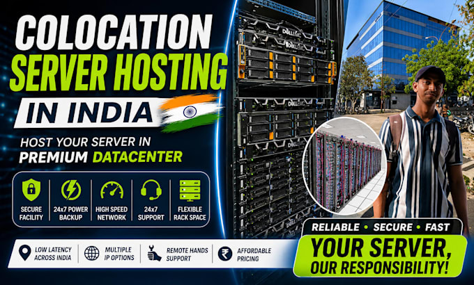 provide secure colocation server hosting in india datacenter