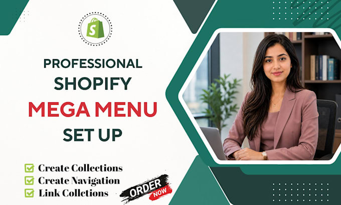 create shopify mega menu and customize theme navigation