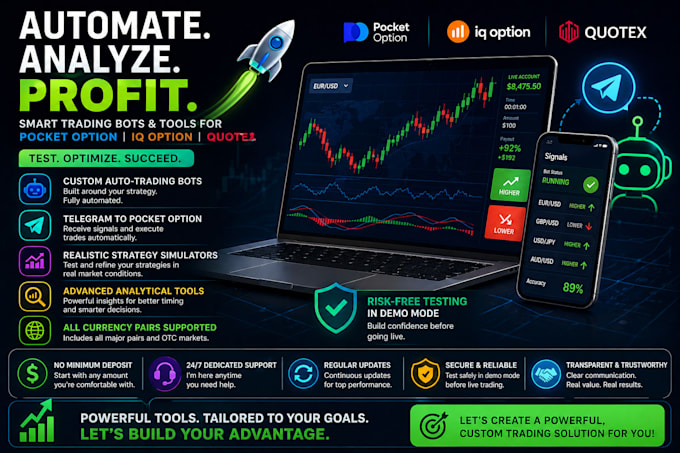 code pocket option automated script, indicator and strategy for options