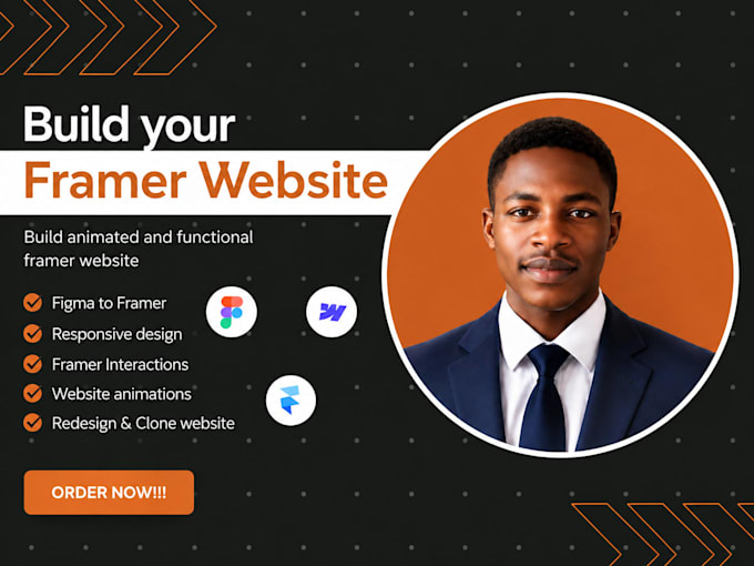 do framer website, webflow website, framer landing page as webflow developer