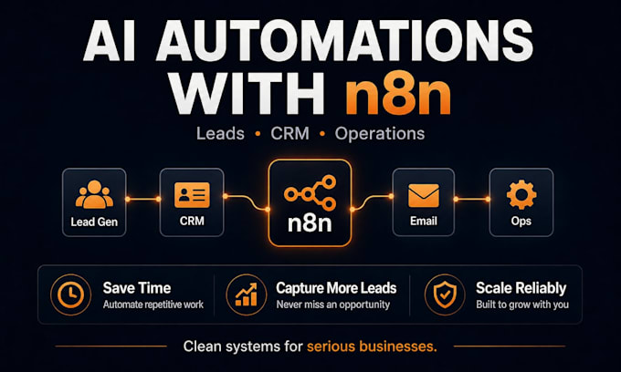 Build n8n automation workflow, n8n ai agent and ai automation by Ihatym ...