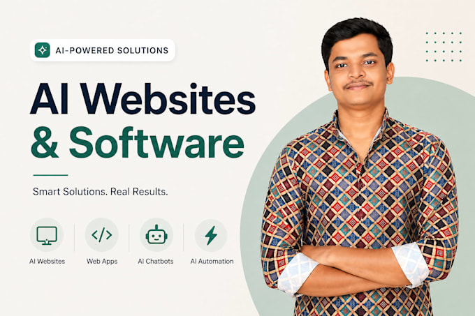 build ai powered website or web app