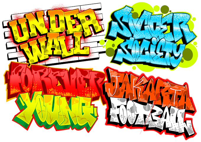 create custom graffiti,for you name design or brand