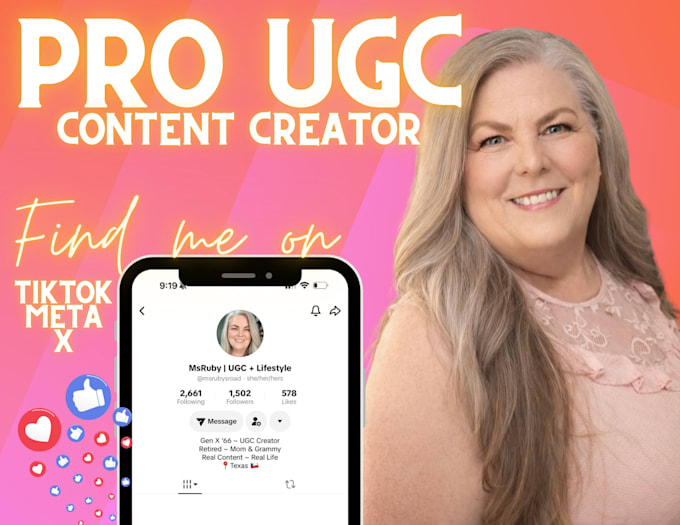 create gen x ugc video ads for your product or service